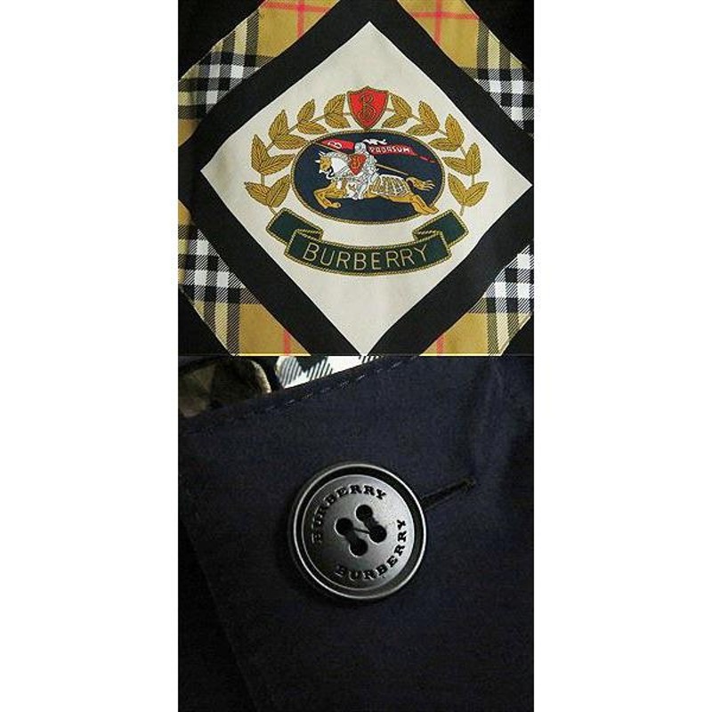 極美品□BURBERRY/バーバリー 8005640 アーカイブロゴ 裏ノバチェック