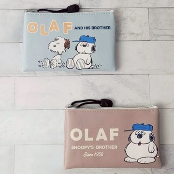 天藍小舖-史努比OLAF多功能零錢袋-共2色-$150【A11115752】