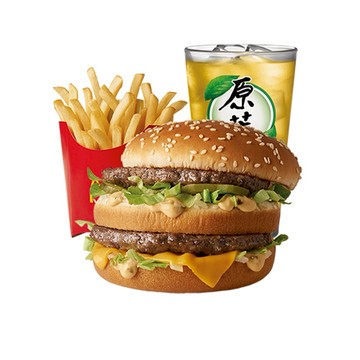 【麥當勞】大麥克+薯條(中)+無糖綠茶(中) 好禮即享券