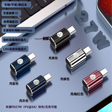 隔日到貨 PD快充轉接頭 平果接頭 轉Type C 手機充電線 轉接 適用iPhone 1N257