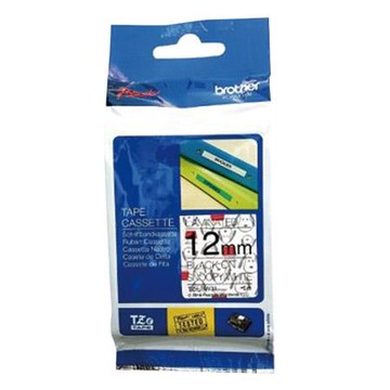 兄弟牌brother史努比SNOOPY護貝標籤帶/TZe-SW31/12mmx5M/白底黑字