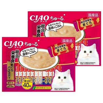 INABA CIAO 啾嚕 肉泥  綜合營養口味  560g  2袋