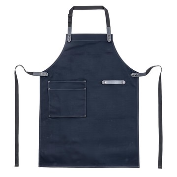 Ooni Pizzaiolo 圍裙 真皮帆布材質 長90x寬67cm  藍黑色  1件