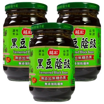 龍宏 黑豆蔭豉  400g  3罐