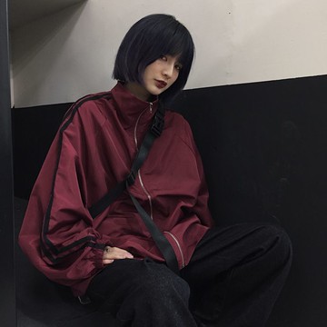 防曬衣外套女春秋炸街百搭情侶休閒學生韓版寬松新款上衣【聚宝屋】