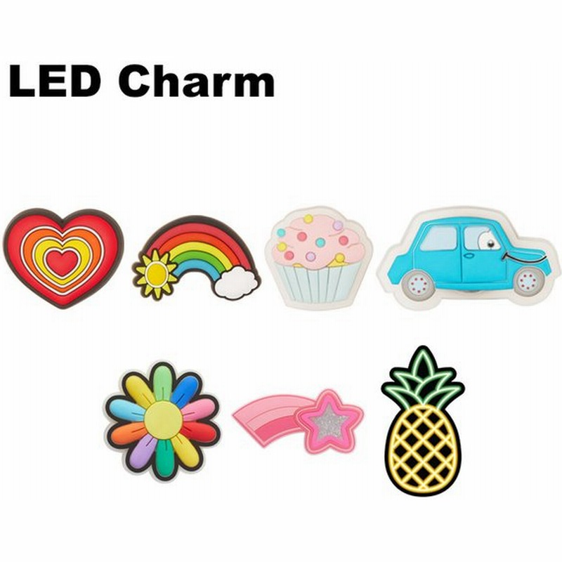 クロックス Crocs ジビッツ Jibbitz Led チャーム Led Charm シューズアクセサリー ハート レインボー ゆうパケット可 Sky 小物 2 通販 Lineポイント最大0 5 Get Lineショッピング