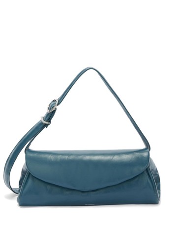 Jil Sander - Cannolo Grande leather bag - women - Lambskin/Calf Leather - One Size - Blue