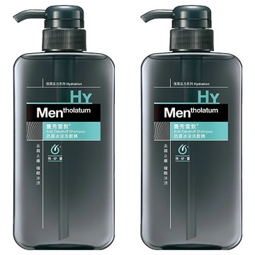 MENTHOLATUM 曼秀雷敦 抗屑冰涼洗髮精 薄荷 + 柑橘  2瓶