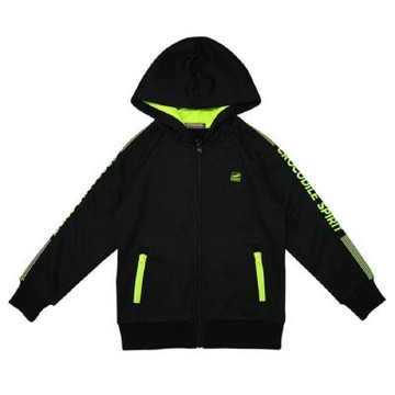 Crocodile Junior小鱷魚童裝- 運動風連帽外套 ( 630703-09 中性款)