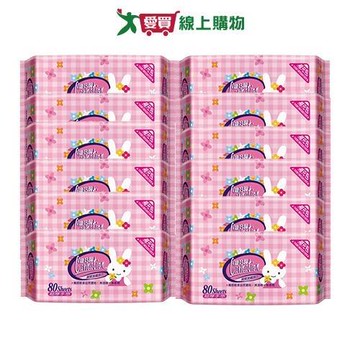 康乃馨寶寶潔膚濕巾補充包80片x12包(箱)【愛買】