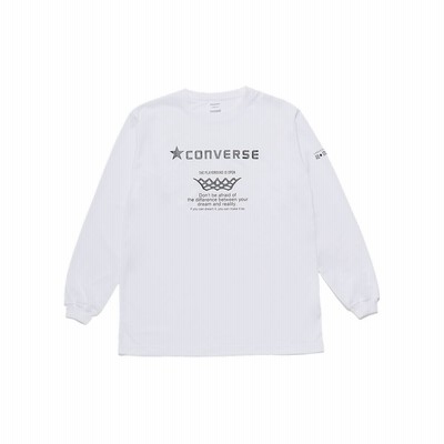 コンバース converse 2F プリントロングスリーブシャツ バスケットTシャツ M