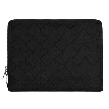 BOTTEGA VENETA 657359 經典編織萬用手拿包/平板收納包.黑