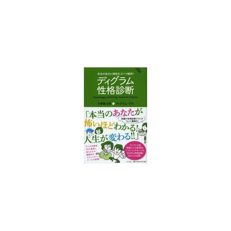 ディグラム性格診断 本当の自分と相性をズバリ解明 通販 Lineポイント最大0 5 Get Lineショッピング