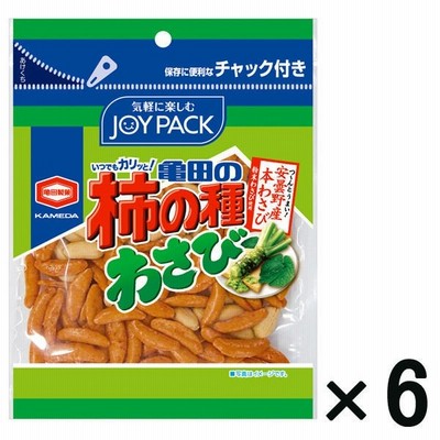 亀田製菓亀田製菓 亀田の柿の種わさび ＜JOYPACK＞　6袋　おつまみ