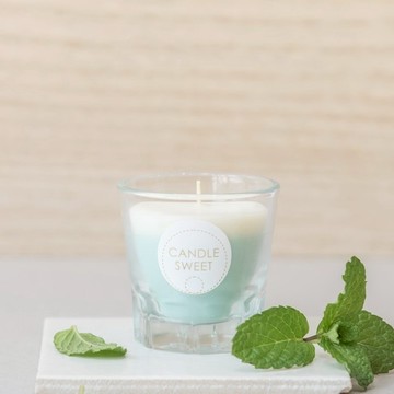 甜點蠟燭-薄荷奶昔 45ml Mint Milkshake -手工天然精油大豆蠟燭