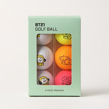 現貨 官方代理【BT21 BABY GOLF】CHIMMY GOLF BALL SET (6 BALLS) 高爾夫球 6顆 韓國原廠【正元精密】