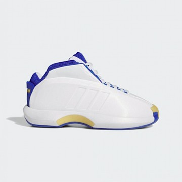 adidas 愛迪達 籃球鞋 男鞋 運動鞋 包覆 緩震 CRAZY 1 白紫 IG3734