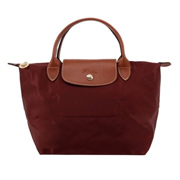 LONGCHAMP LE PLIAGE系列手提水餃包(小/酒紅)1621-089-P87
