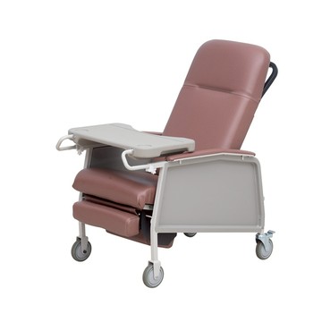 【海夫健康生活館】YAHO 耀宏 三段角度調整 陪護看護 老人護理椅 棕色皮革(YH251-4)