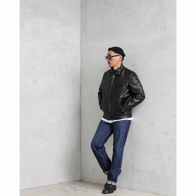 Schott ショット USA LINE 641 ステアハイド シングルライダース
