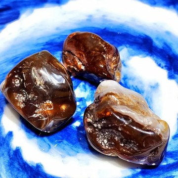 墨西哥火瑪瑙原礦微拋光組 ~熱情與保護，讓創意火光閃現