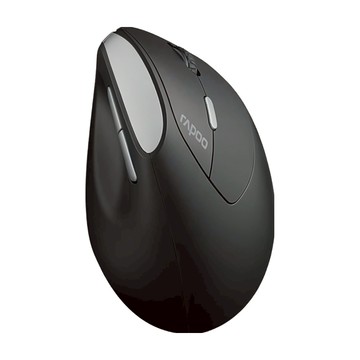 RAPOO 雷柏 人體工學無線靜音垂直滑鼠  黑色  EV250