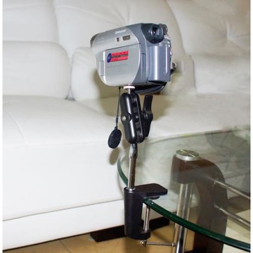 杰上平板支架平板電腦桌邊柜臺貨架展示金屬相機投影機短支撐架