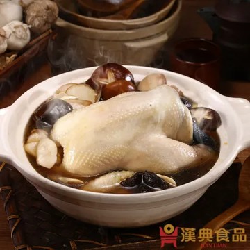 漢典食品 暖心鍋物-蕈菇黑蒜全雞鍋2200g/入 (家常菜預購)