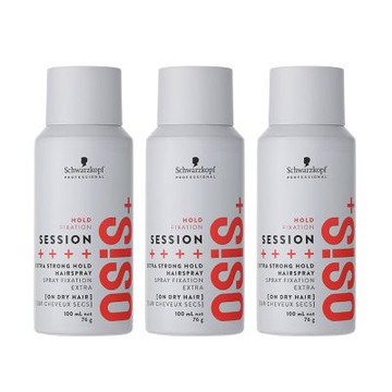 Schwarzkopf施華蔻 OSIS 黑炫風/黑旋風特強定型霧 3號 100ml (3入組)--新包裝