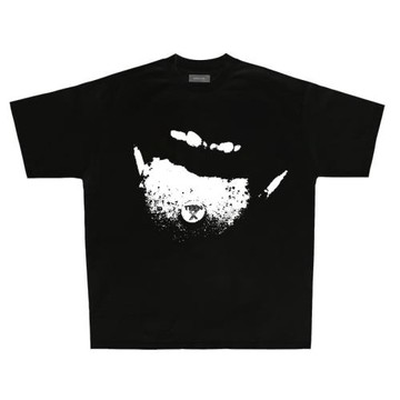 Teen X Ken Carson美式嘻哈說唱 oversize純棉T恤小圓領寬松短袖