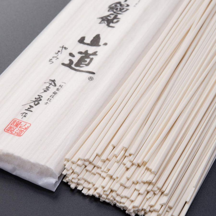 島原「山道うどん国産小麦100 だしパック詰合せ」ギフト〔手延べうどん160g×6・だしパック8g×10〕