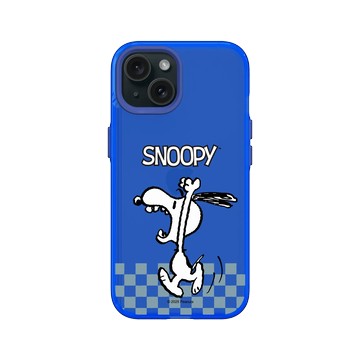 iPhone 15 Clear 激光藍 - 史努比 Snoopy - 吶喊