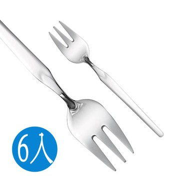 王樣法式水果叉/甜點叉/水果叉/叉子(6入)