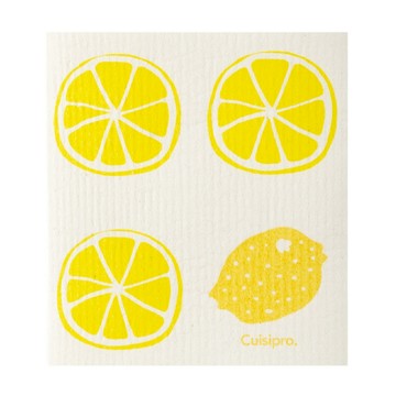 Cuisipro. 植物纖維環保抹布 黃雷夢  1個  19.5 x 17.5 x 0.1cm