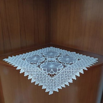 鏤空刺繡蓋巾布藝家用蕾絲防塵罩鏤空繡花桌布茶幾家居桌椅蓋布巾