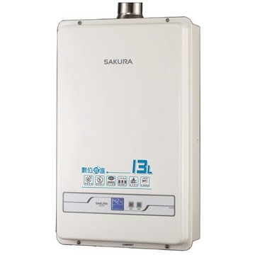 (全省安裝)(送5%購物金)櫻花13公升強制排氣(與H1335/H-1335同款)FE式LPG熱水器桶裝瓦斯H-1335L