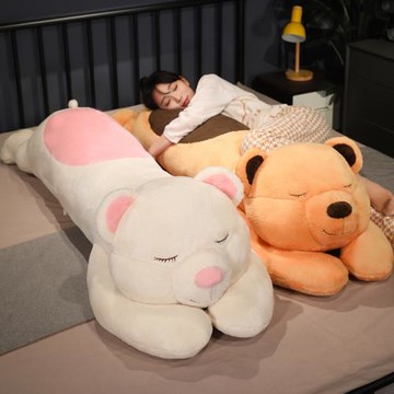 趴趴熊公仔男女孩睡覺抱枕布娃娃小熊玩偶大號熊兒童毛絨玩具批發