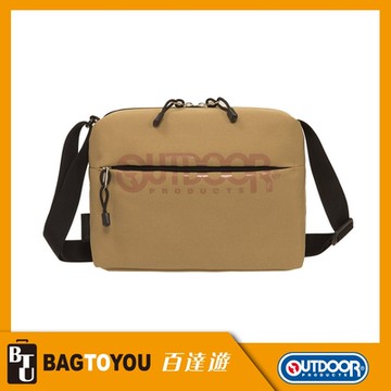 【OUTDOOR】街頭滑行-側背包-駝色 OD111125CL