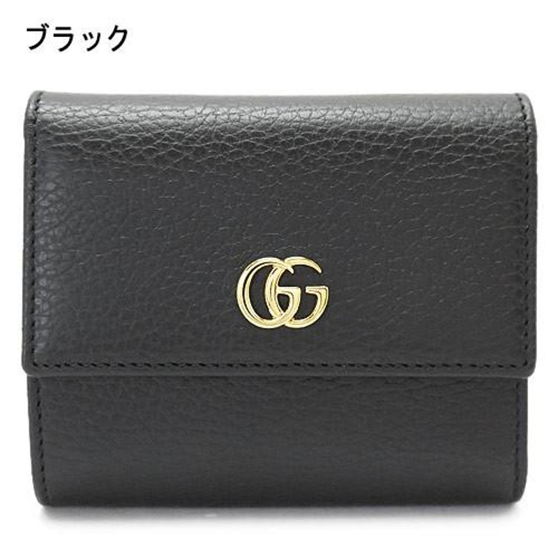 グッチ 折財布 レディース GUCCI 546584 CAO0G 三つ折り GG MARMONT/GG