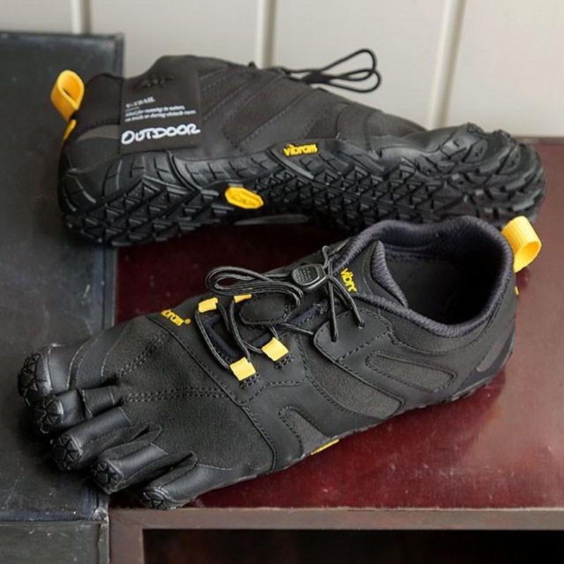 ビブラムファイブフィンガーズ Vibram FiveFingers レディース Vトレイル2.0 W V-Trail 2.0 5本指 トレイルランニング  Black Yellow ブラック系 19W7601 SS19 | LINEブランドカタログ