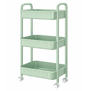 推車置物架 C500  清新綠  3層