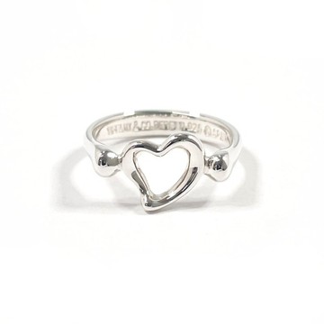 【日本直送．中古美品】9 號 蒂芙尼 TIFFANY&Co. 經典心形 艾爾莎‧畢爾蒂 戒指 銀 925