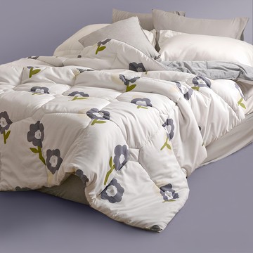 田中保暖試驗所 天絲x石墨烯x法蘭絨 速暖被  7 x 6尺  朵朵藍