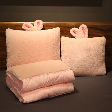 抱枕被子兩用夏季車載辦公室午睡神器二合一車內枕頭毯靠墊空調被