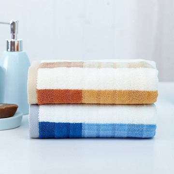 愛爾思大澡巾純棉運動毛巾加長加大厚男女成人毛巾家用不易掉毛夏