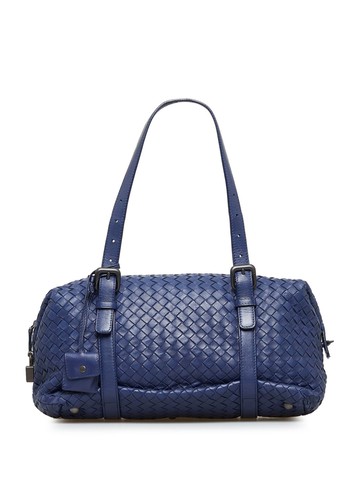 Bottega Veneta Pre-Owned - Montaigne Intrecciato shoulder bag - women - Calf Leather - One Size - Purple