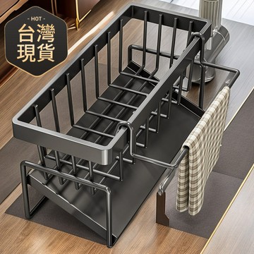 【滿99出貨】瀝水架水槽瀝水架 瀝水架 海綿瀝水架 廚房收納架 洗手臺自動瀝水架 流理臺瀝水架 廚房置物架水架