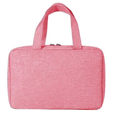 YIYUEJIA 翊悅家 四折防水大容量洗漱乾濕分離收納包 13552A  大(31 x 27 x 8cm)  粉色