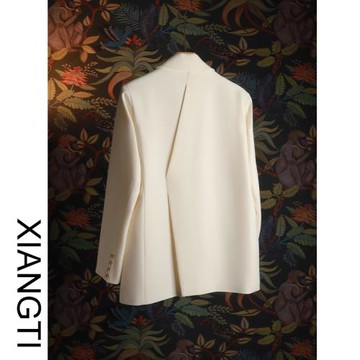 (免運)xt西裝外套女2025新款高級感春秋季休閑設計感小眾西服上衣開叉