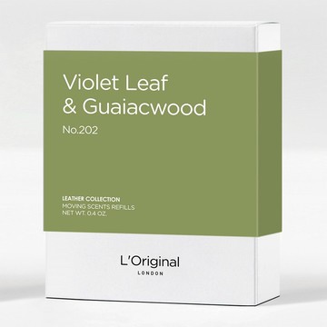 英國L'Original皇家小羊皮車用香氛補充裝-紫羅蘭葉與癒創木